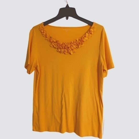 Laura Scott Tops - Bright Yellow Top